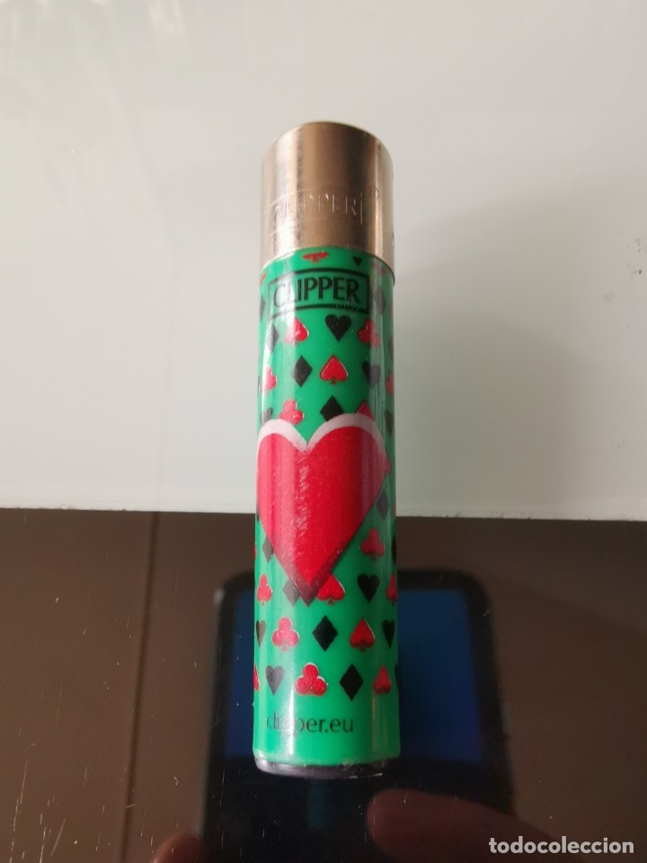 Mecheros: MECHERO ENCENDEDOR CLIPPER CORAZ&Oacute;N - Foto 1