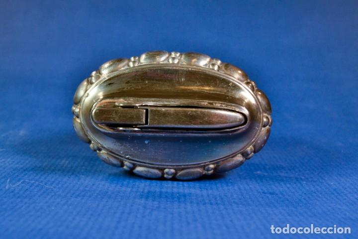 Mecheros: Mechero de mesa Ronson Crown de plata - Foto 5