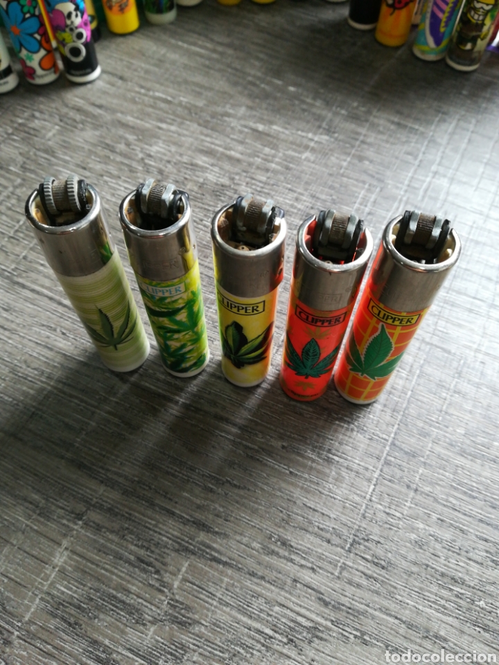 Mecheros: Lote 5 Mecheros clipper marihuana - Foto 2