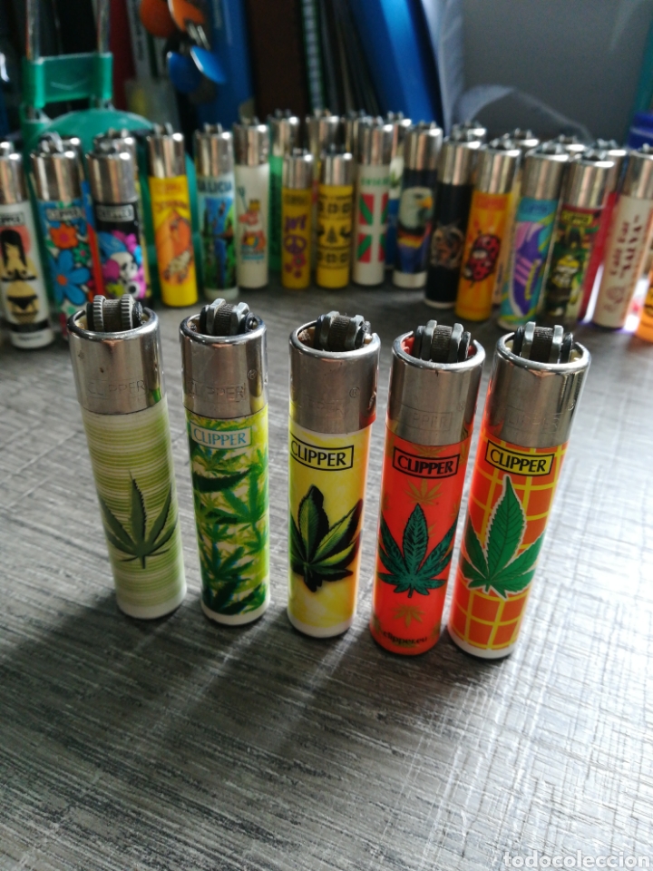 Mecheros: Lote 5 Mecheros clipper marihuana - Foto 1