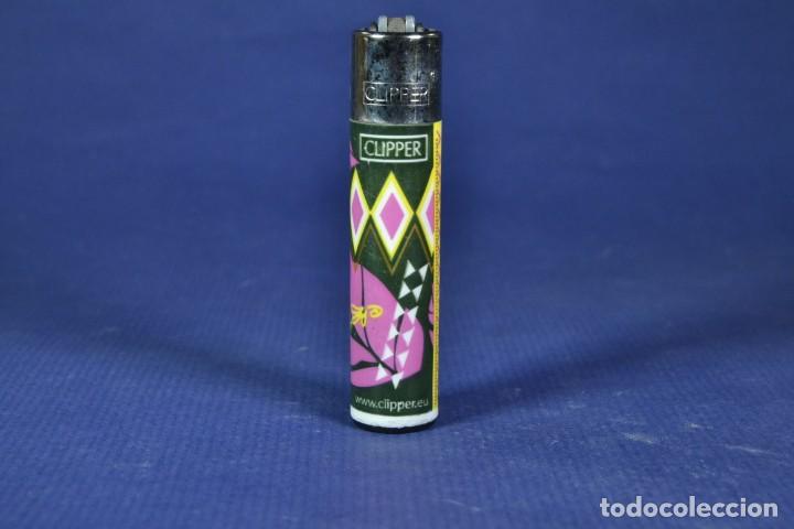 Mecheros: Clipper con dibujo de rombos - Foto 1