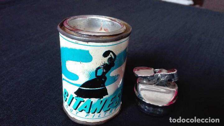 Mecheros: ENCENDEDOR EN BOTE DE TABACO GITANES - Foto 3