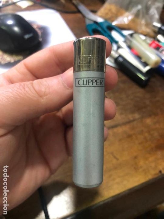 Mecheros: MECHERO CLIPPER GRIS PLATA - Foto 1