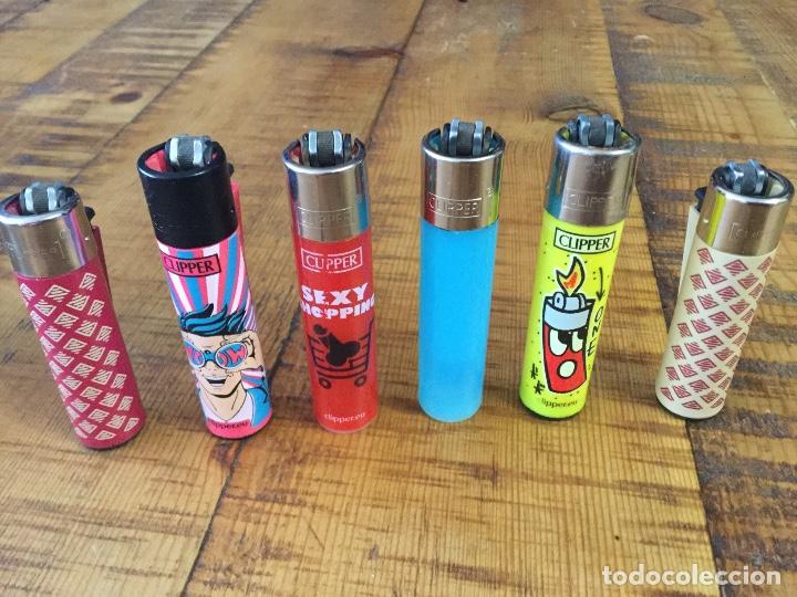 Mecheros: CLIPPER - LOTE DE 6 MECHEROS - Foto 1