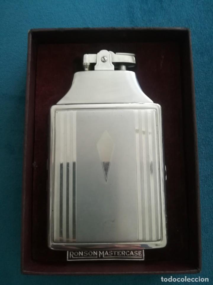 Mecheros: Pitillera mechero Ros&oacute;n Marstercase - Foto 2