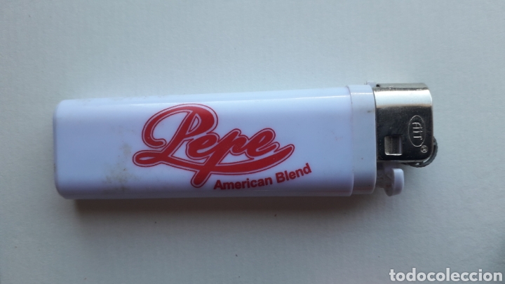 Mecheros: MECHERO TABACO RUBIO PEPE - RARO - Foto 1