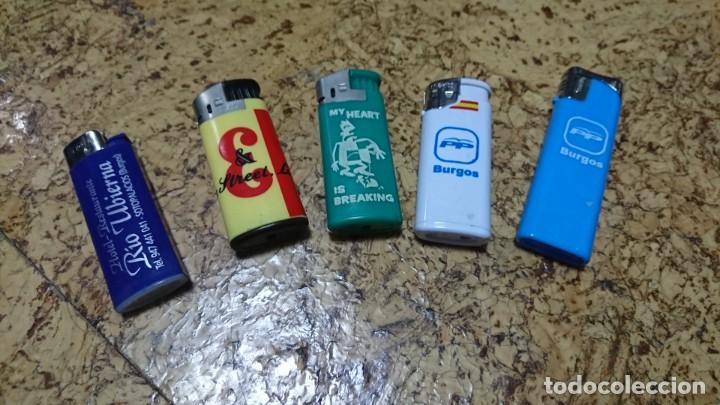 Mecheros: LOTE DE 5 MECHEROS DE COLECCI&Oacute;N - Foto 1