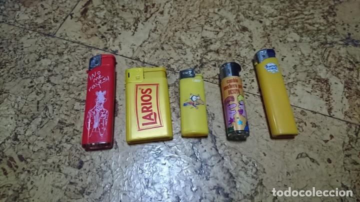 Mecheros: LOTE DE 5 MECHEROS DE COLECCI&Oacute;N - Foto 1