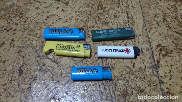 Mecheros: LOTE DE 5 MECHEROS DE COLECCI&Oacute;N - Foto 1