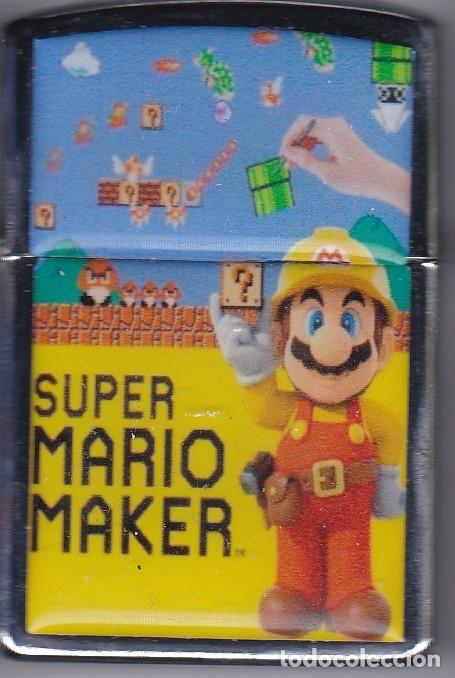 Mecheros: ENCENDEDOR TIPO ZIPPO DE SUPER MARIO MAKER - Foto 1