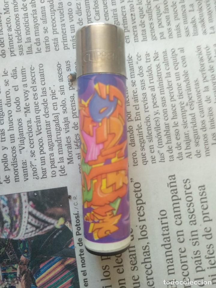 Mecheros: Mechero clipper grafitti - Foto 1