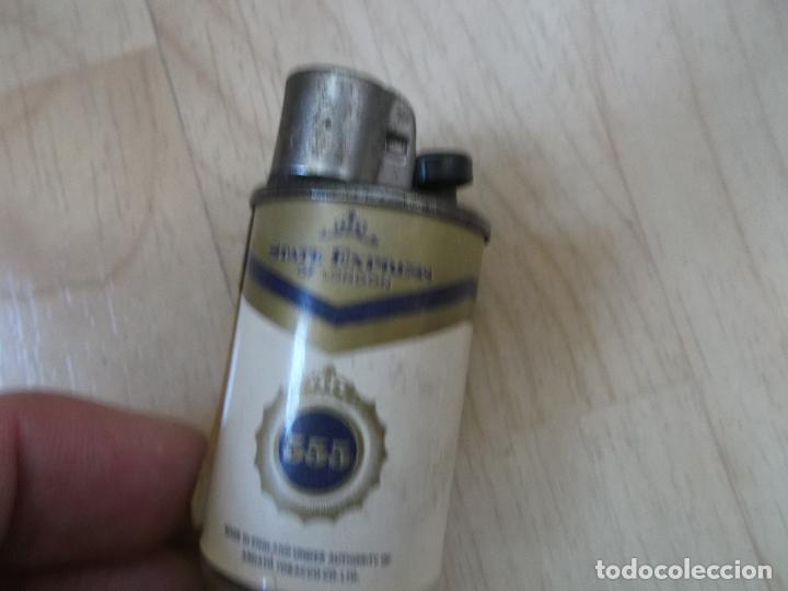 Mecheros: mechero, 555, marca de tabaco, antiguo, - Foto 5
