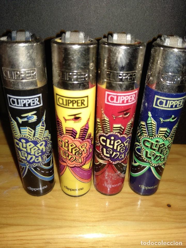 Mecheros: LOTE 4 MECHEROS CLIPPER CLIPPERLAND - Foto 1