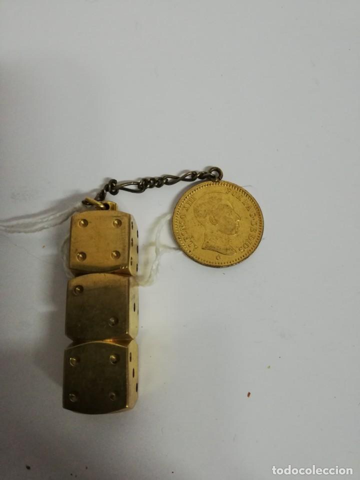 Mecheros: MECHERO DE BRONCE DORADO S. XIX - Foto 1
