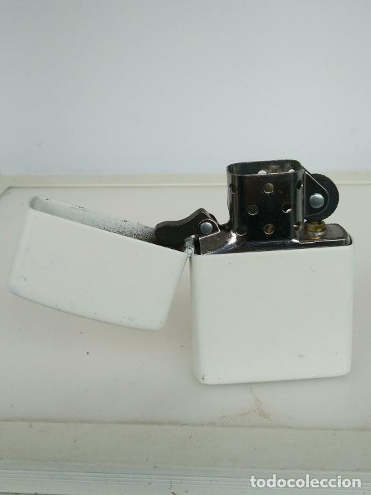 Mecheros: Zippo blanco 03 - Foto 4