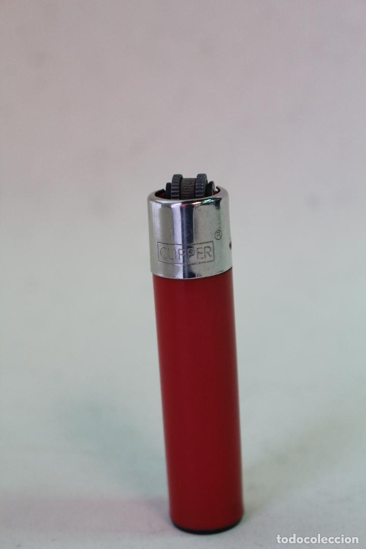 Mecheros: MECHERO ANTIGUO RETRO CLIPPER ROJO - Foto 1