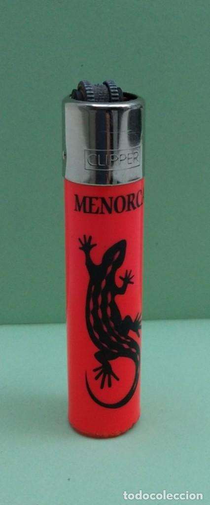 Mecheros: Mechero CLIPPER MENORCA ROJO - Foto 1