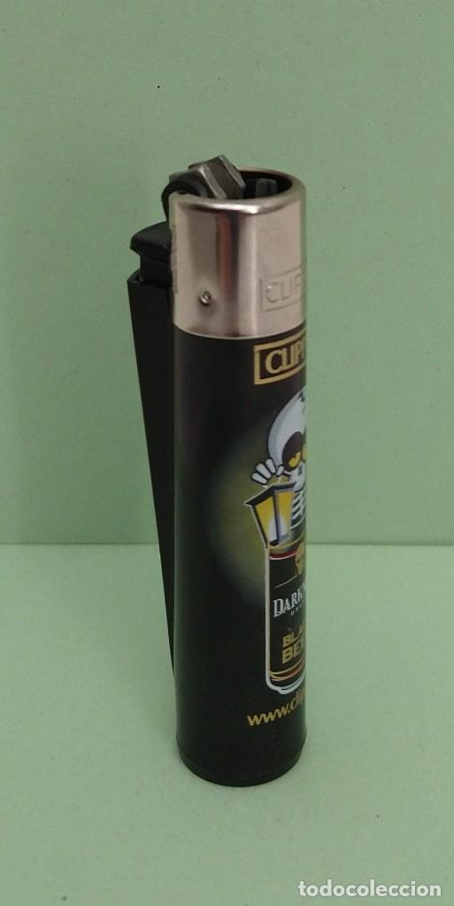 Mecheros: Mechero CLIPPER DARKNESS BLACK BEER - Foto 2