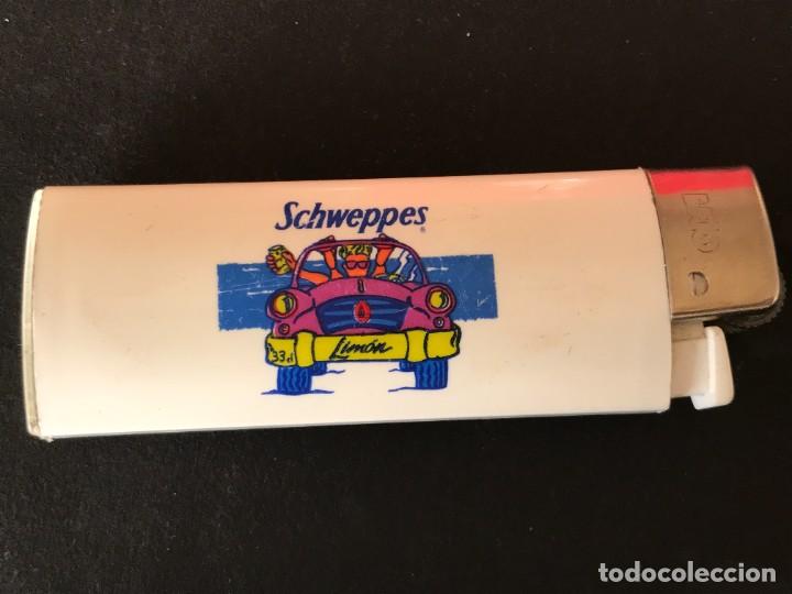 Mecheros: Mechero propaganda Sweppes para colecci&oacute;n - Foto 1