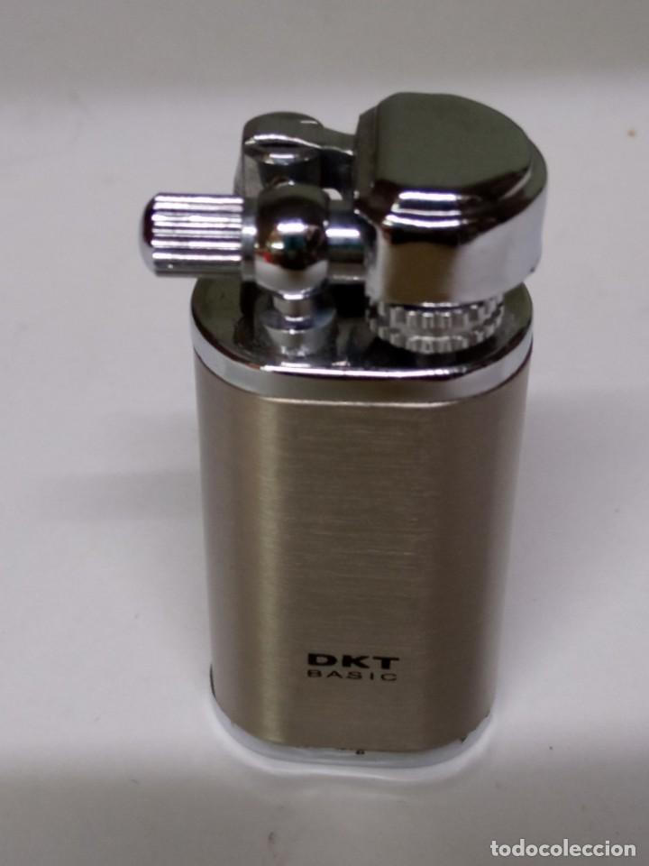 Mecheros: ENCENDEDOR GAS y PIEDRA DKT BASIC METALICO - Foto 5