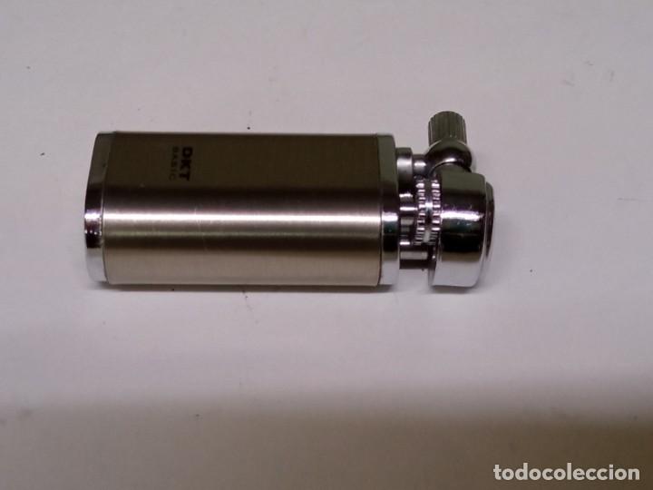 Mecheros: ENCENDEDOR GAS y PIEDRA DKT BASIC METALICO - Foto 6