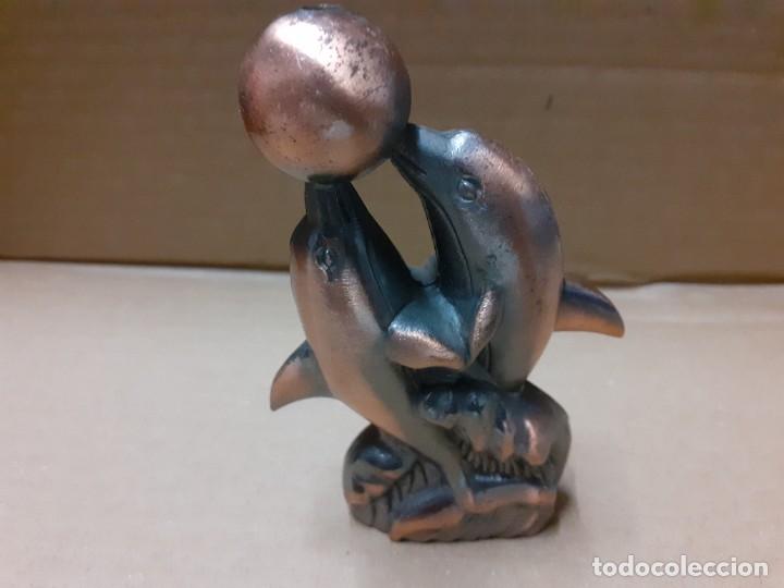 Mecheros: MECHERO BRONCE -ENCENDEDOR DELFINES - Foto 1
