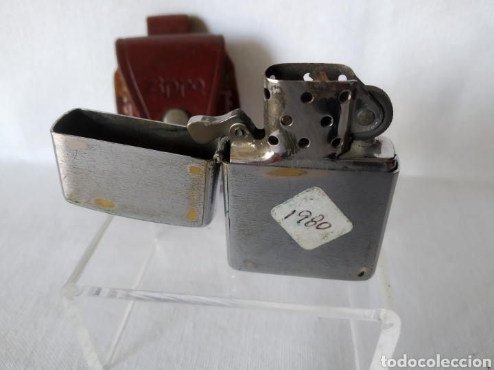 Mecheros: ZIPPO A&Ntilde;O 1980 CON FUNDA - Foto 8