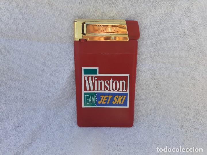 Mecheros: Mechero winston Rojo plano - Foto 1