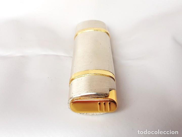 Mecheros: MECHERO ELECTRONICO PLATEADO DORADO - Foto 3