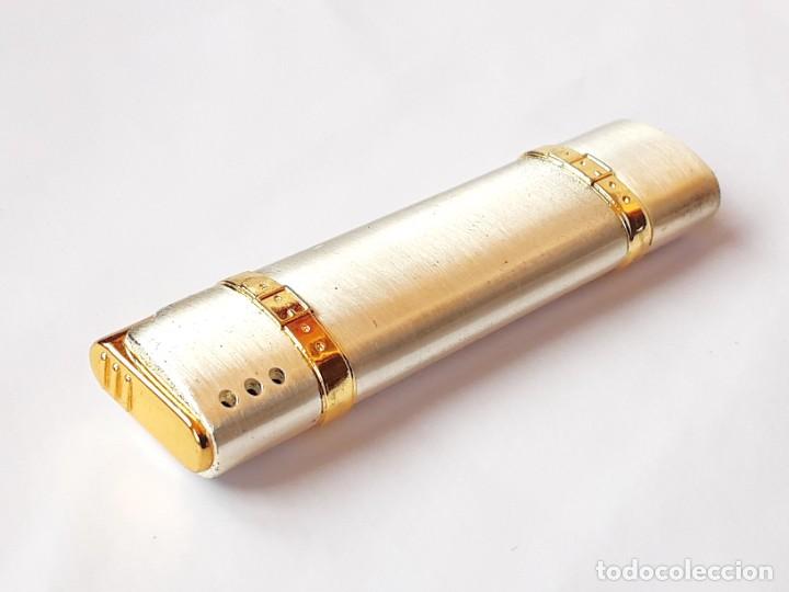 Mecheros: MECHERO ELECTRONICO PLATEADO DORADO - Foto 5