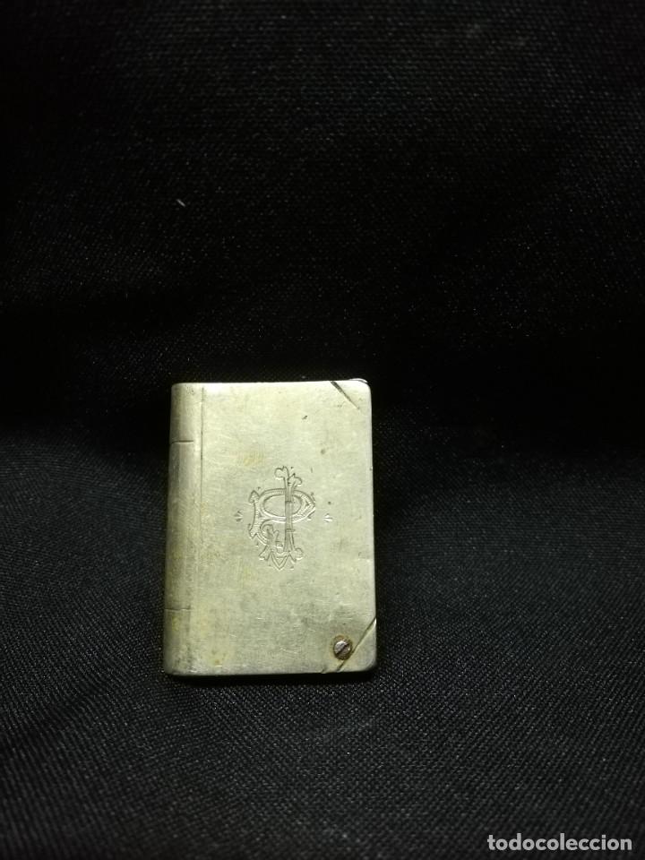 Mecheros: MECHERO EN FORMA DE LIBRO C. 1900 - Foto 1
