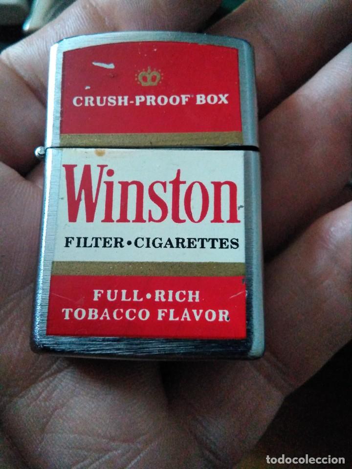 Mecheros: MECHERO TABACO WINSTON TIPO ZIPPO - Foto 1