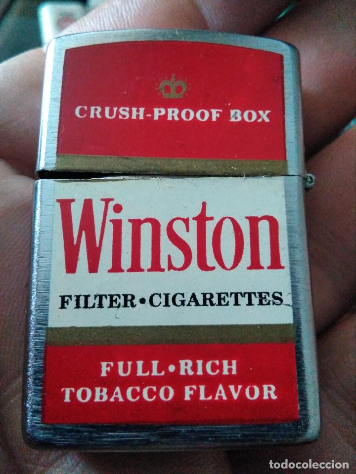 Mecheros: MECHERO TABACO WINSTON TIPO ZIPPO - Foto 2