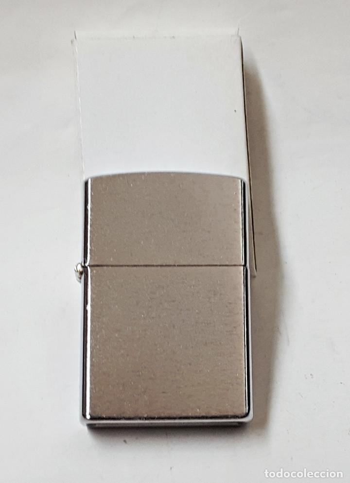 Mecheros: Mechero tipo Zippo plateado. - Foto 1