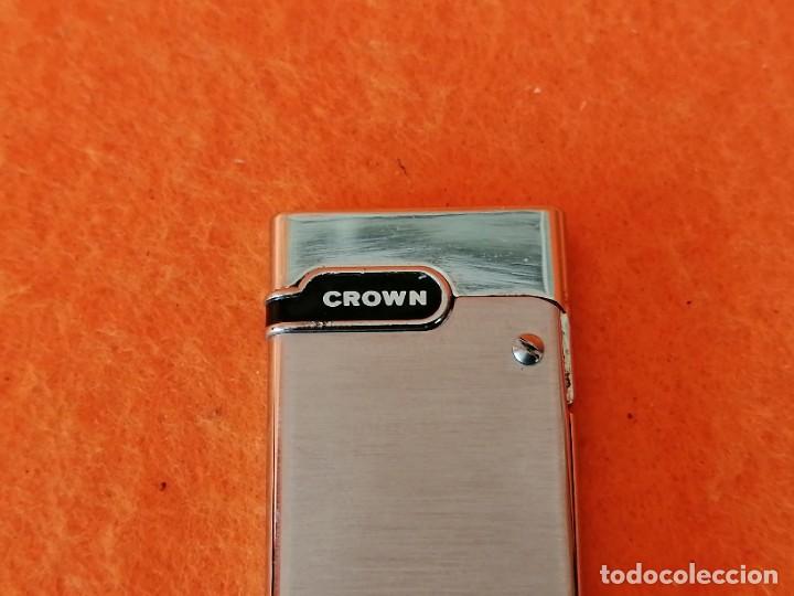 Mecheros: ENCENDEDOR MARCA CROWN EXTRAPLANO - Foto 10