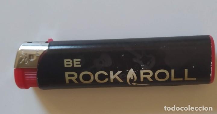 Mecheros: MECHERO CON LEYENDA BE ROCK ROLL. - Foto 1
