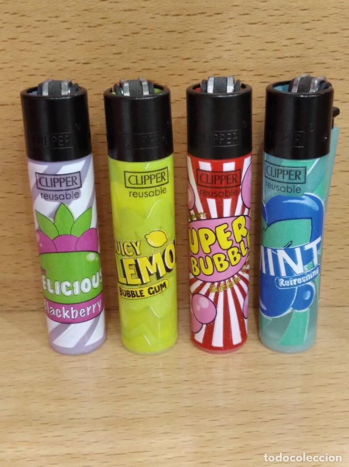 Mecheros: CLIPPER SERIE CHEWING GUM.( RECARGABLE). - Foto 1