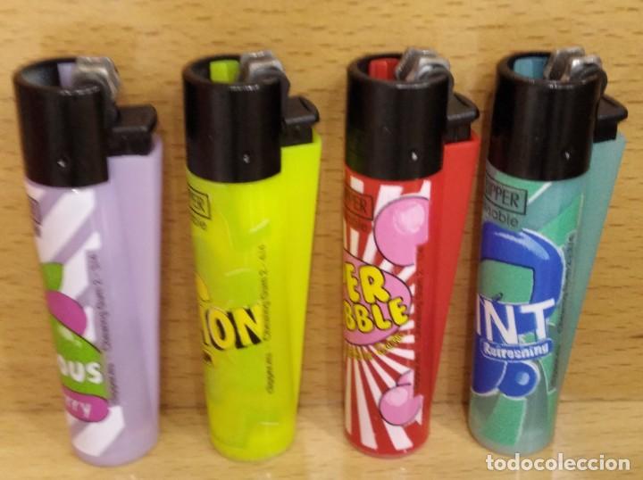 Mecheros: CLIPPER SERIE CHEWING GUM.( RECARGABLE). - Foto 2