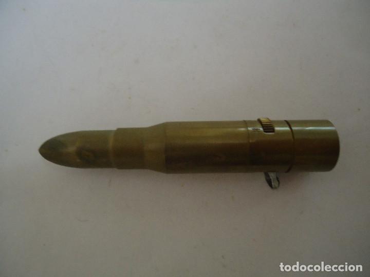 Mecheros: ANTIGUO MECHERO EN BRONCE CON FORMA DE BALA. --- 19 - Foto 2