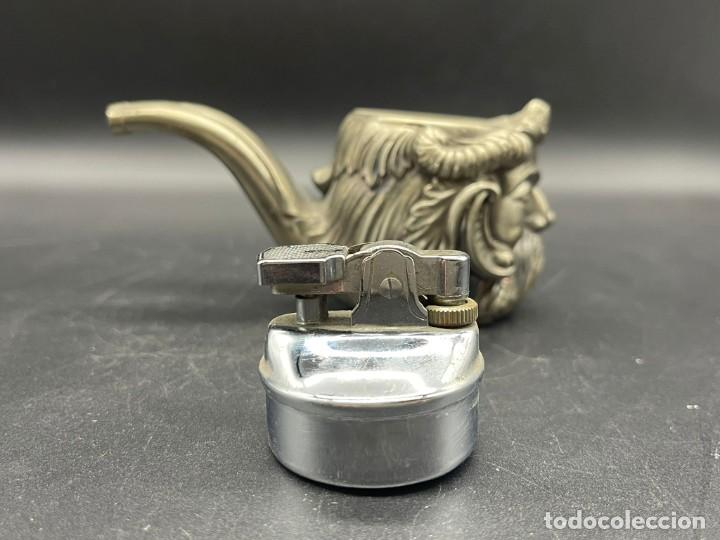 Mecheros: PIPA DE METAL MECHERO RECARGABLE - Foto 1