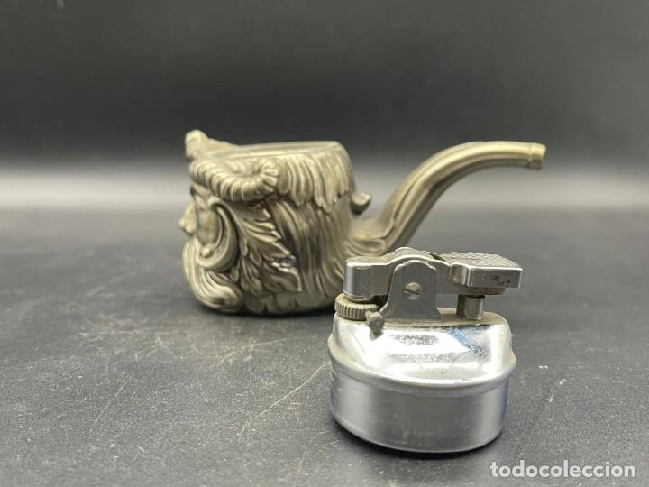 Mecheros: PIPA DE METAL MECHERO RECARGABLE - Foto 5