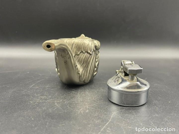 Mecheros: PIPA DE METAL MECHERO RECARGABLE - Foto 7