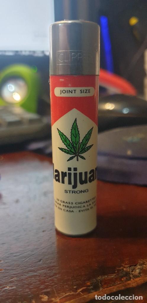 Mecheros: Mechero clipper marijuana strong - Foto 1