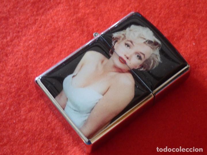Mecheros: Mechero,tipo Zipo.Marilyn. - Foto 1