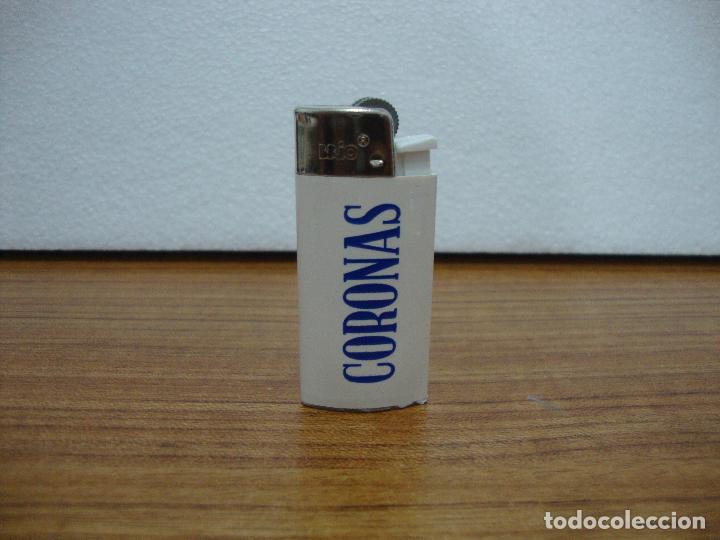 Mecheros: MECHERO PUBLICIDAD TABACO CORONAS - Foto 1