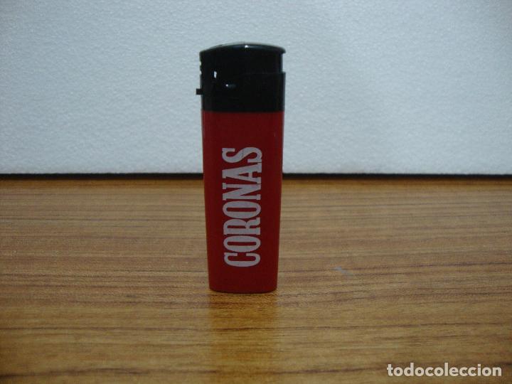 Mecheros: MECHERO PUBLICIDAD TABACO CORONAS - Foto 1