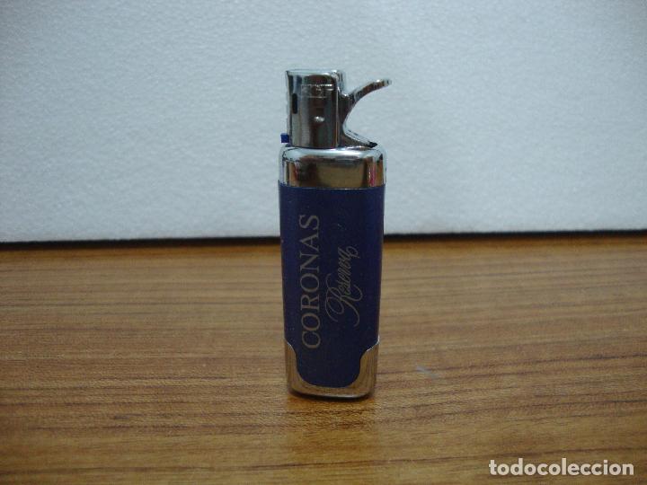 Mecheros: MECHERO PUBLICIDAD TABACO CORONAS - Foto 1
