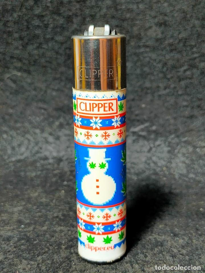 Mechero CLIPPER Leaves & Snow 🎄⛄ COLECCIÓN Navidad