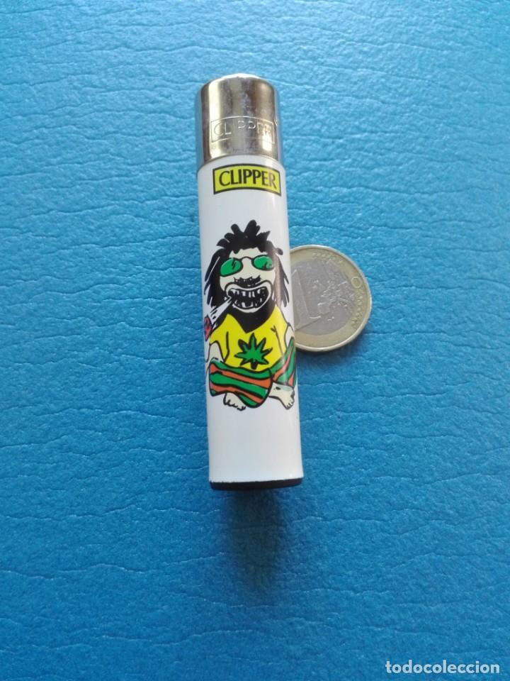 Mecheros: MECHERO CLIPPER - RASTAFARI - (USADO - FUNCIONA) - Foto 1