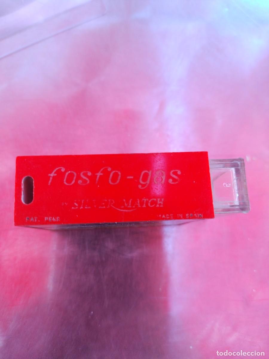 Mecheros: Fosfo gas silver match - Foto 3